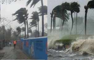 উপকূল অতিক্রম  করেছে ঘূর্ণিঝড় 'মিধিলি'