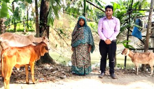 বকনা বাছুরে লালমোহনের ২২৬ জেলের ভাগ্য বদল