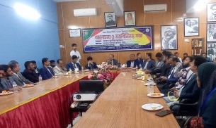 মহান বিজয় দিবস উপলক্ষ্যে  ভোলা তথ্য অফিসের উদ্যোগে  আলোচনা সভা অনুষ্ঠিত