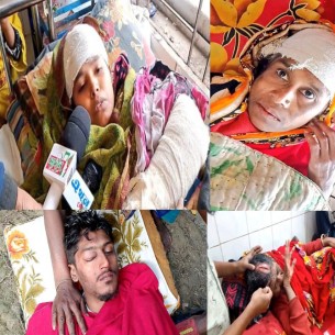 ভোলার ধনিয়াতে পূর্ব শত্রুতার  জের ধরে  হামলায় নারীসহ আহত -৩,আটক-২
