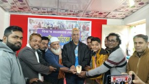 ভোলায় বিবা'র মানবতার দেয়াল থেকে ব্র্যাক ব্যাংকের  কম্বল বিতরণ