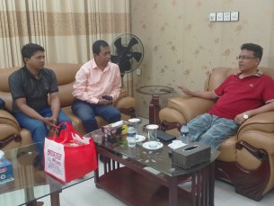 বিআইডব্লিউটিসি'র চেয়ারম্যানের সাথে  ভোলা স্বার্থ রক্ষা উন্নয়ন কমিটির বৈঠক