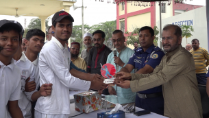 ভোলায় প্রাইম ব্যাংক জাতীয় স্কুল ক্রিকেট টুর্নামেন্টে টাউন কমিটি মাধ্যমিক বিদ্যালয় চ্যাম্পিয়ন