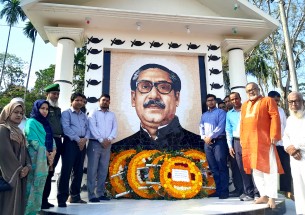 লালমোহনে ঐতিহাসিক ৭ই মার্চ উদযাপন