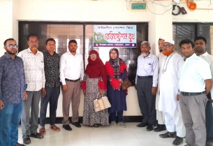 লালমোহনে সর্বজনীন পেনশন স্কিম রেজিষ্ট্রেশন বুথের উদ্বোধন