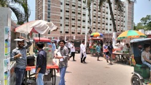 ভোলায় তীব্র তাপদাহে অস্থির জনজীবন