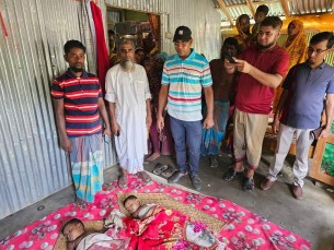 চরফ্যাশনে তীব্র গরমে পুকুরে  গোসলে নেমে ভাই-বোনের মৃত্যু