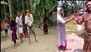 লালমোহনে নারীদেরকে দিয়ে জমি ও পুকুর দখলের চেষ্টার অভিযোগ