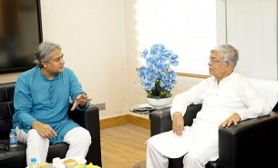 ভাষানটেক পুনর্বাসন প্রকল্পের কাজ পুনরায় শুরুর বিষয়ে ভূমিমন্ত্রীর ও তথ্য প্রতিমন্ত্রীর বৈঠক