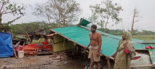 ভোলায় কাল বৈশাখী ঝড়ের তান্ডবে কেড়ে নিলো ২ প্রাণ