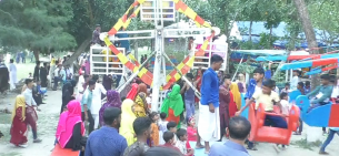 ঈদ উপলক্ষে ভোলার বিনোদন স্পট গুলোতে পর্যটকদের ঢল