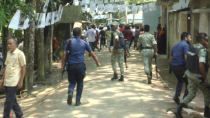 ভোলায় বিচ্ছিন্ন ধাওয়া পাল্টা ধাওয়া ককটেল বিস্ফোরণ