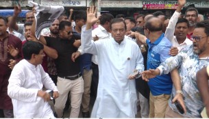 ভোলায় প্রতীক পেয়ে নির্বাচনী প্রচারনায় উপজেলা চেয়ারম্যান প্রার্থী মোশারেফ হোসেন