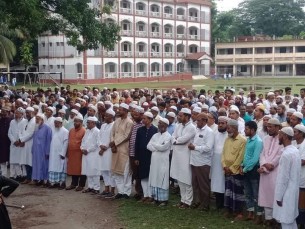 ভোলায় শিক্ষক নেতা সাইদুল হাসান সেলিমের দাফন সম্পন্ন