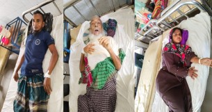 দৌলতখানে  জমি বিরোধ নিয়ে নিরীহ পরিবারের উপর হামলা