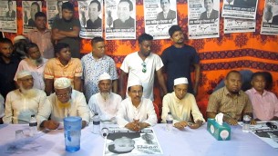 ভোলায় চেয়ারম্যান প্রার্থী মোশারেফ হোসেন ও ভাইস চেয়ারম্যান প্রার্থী আজিজুল ইসলামে গনসংযোগ উঠান বৈঠক