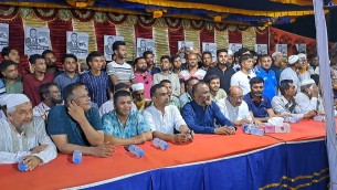 ভোলার পশ্চিম ইলিশায় চেয়ারম্যান  প্রার্থী  ইউনুস ও ভাইস চেয়ারম্যান প্রার্থী পলাশের উঠান বৈঠক