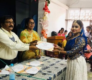 বিভাগীয় পর্যায়ে  লোক ও উচ্চাঙ্গ নৃত্যে  ভোলার শিল্পী অহনার প্রথম স্থান অর্জন