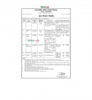 ভোলার বোরহানউদ্দিন বালিকা মাধ্যমিক বিদ্যালয়ে প্রধান শিক্ষকসহ ৬ পদে নিয়োগ আহবান