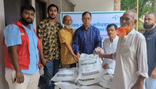 ভোলায় ঘূর্ণিঝড় রিমালে ক্ষতিগ্রস্তদের  মাঝে খাদ্য সামগ্রী বিতরণ