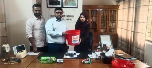 বোরহানউদ্দিনে ১৭৫জন কিশোরীদের মাঝে বিনামূল্যে ডিগনিটি কিট বিতরন