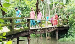 লালমোহনের ৩৯ জরাজীর্ণ ব্রিজে জনদুর্ভোগ চরমে