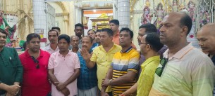 ভোলায় যুবদল নেতকর্মীদের মন্দির পরিদর্শন