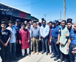 মনপুরায় ঘাট পরিদর্শনে বিআইডব্লিউটিসি’র চেয়ারম্যান