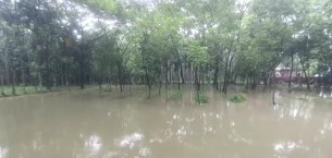 ভোলায় টানা ২ দিনের বর্ষণে জলাবদ্ধতা সৃষ্টি
