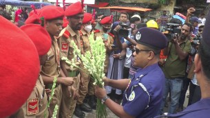 ভোলার ১০ থানায় পুলিশের টহল  ডিউটিসহ সার্বিক কার্যক্রম শুরু