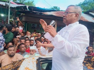 দৌলতখানে হাফিজ ইব্রাহিমের গণসংযোগে নেতাকর্মীদের  আনন্দ ও উচ্ছাস