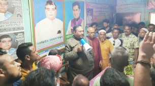 ভোলায় নেতাকর্মীদের ভালোবাসায় সিক্ত হলেন বিজেপি নেতা আবদুল জলিল