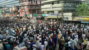 চরফ্যাশনে বিএনপির সন্ত্রাস বিরোধী গণমিছিল