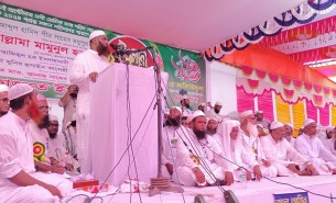 শিক্ষা ব্যবস্থায় ইসলাম বিরোধী সিলেবাস প্রতিহত করা হবে : আল্লামা মামুনুল হক