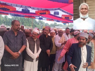 তজুমদ্দিনে বিএনপি নেতা আলমগীর খোকনের দাফন সম্পন্ন