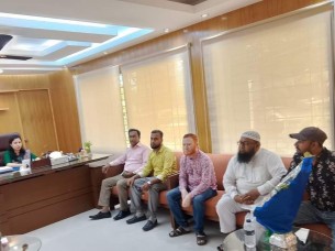 চরফ্যাশন উপজেলা নবাগত নির্বাহী কর্মকর্তার সাথে প্রেসক্লাব নেতৃবৃন্দের মতবিনিময়