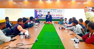 লালমোহনে সাংবাদিকদের সাথে ইউএনও'র মতবিনিময়