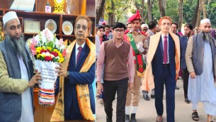 শ্রদ্ধা ও ভালোবাসায় অবসরে গেলেন ভোলা সরকারি কলেজের অধ্যক্ষ প্রফেসর এ.টি.এম রেজাউল করিম