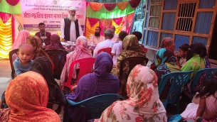 ভোলায় মাঁচা পদ্ধতিতে ছাগল পালন বিষয়ক প্রশিক্ষণ অনুষ্ঠিত