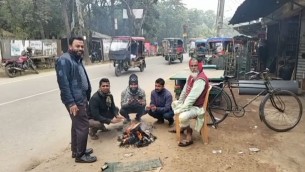 ভোলায় তীব্র শীতে জন জীবন বিপর্যস্ত খেটে খাওয়া মানুষ বিপাকে