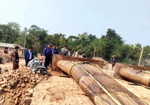 ভোলায় অবৈধ ইটভাটায় সাড়ে  পাঁচ লাখ টাকা জরিমানা