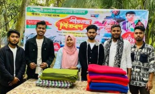 ভোলায় সেচ্ছাসেবী সংগঠন আলোড়নের সপ্তাহব্যাপী শীতবস্ত্র বিতরণ