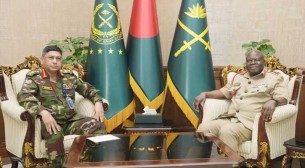 সেনাপ্রধানের সঙ্গে মালাউই ডিফেন্স ফোর্স কমান্ডারের সৌজন্য সাক্ষাৎ