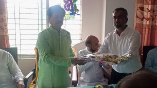 নুরুন্নবী চৌধুরী মহাবিদ্যালয়ের নবাগত সভাপতি ফয়সাল তালুকদার কে সংবর্ধনা