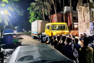 ভোলা থেকে ঢাকায় নেয়ার পথে  সিএনজি গ্যাস পরিবহনের গাড়ি আটকে দিলো ছাত্র জনতা