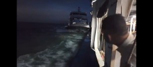 মেঘনা নদীতে কর্ণফুলী-৩ লঞ্চের  ধাক্কায় এমভি সম্পদ লঞ্চ ক্ষতিগ্রস্ত