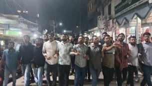 ছাত্রদল নেতা জাহিদুল হত্যার  প্রতিবাদে  ভোলায় বিক্ষোভ মিছিল