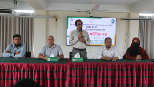 ভোলায় তরুণ উদ্যোক্তা ও শিক্ষানবিশ নির্বাচনে কমিউনিটি আউটরিচ সভা