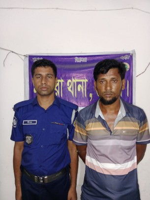 ভোলায় স্বেচ্ছা‌সেবক লী‌গের নেতা পু‌লি‌শের হা‌তে গ্রেফতার