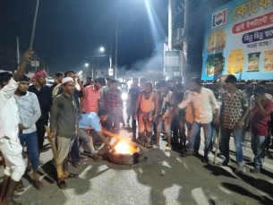 ভোলায় আবারো বাস ধর্মঘট